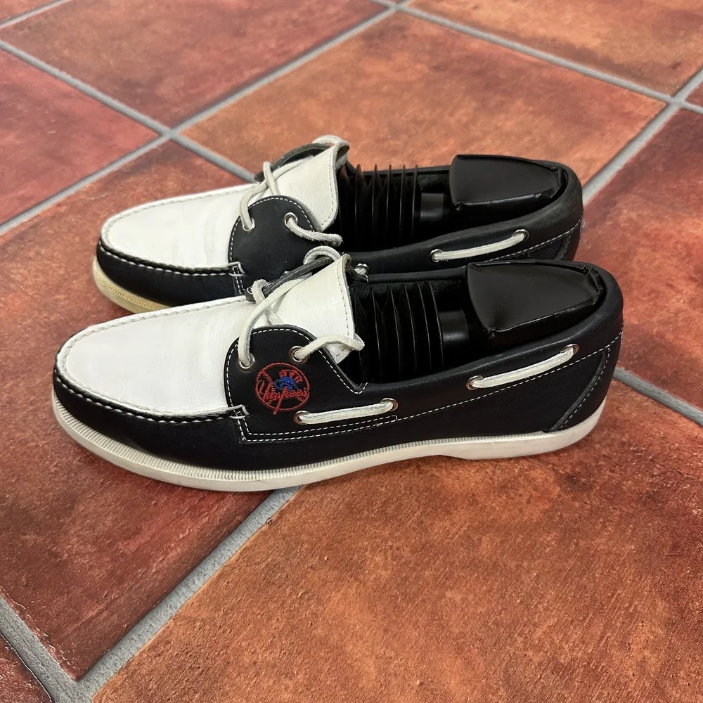 Allen Edmonds MLB New York Yankees Slip-On Boat Shoes Size 8.5